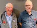 RAC Amateur of the Year Award co-recipients Don Studney, VE7DS (left), and Keith Witney, VE7KW. [RAC photo]